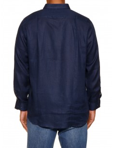 Maxfort Camicia di lino manica lunga TOMMY per taglie forti uomo 2