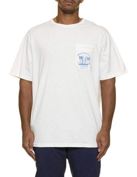 Maxfort T-shirt con taschino 1930 E22E238 taglie forti uomo