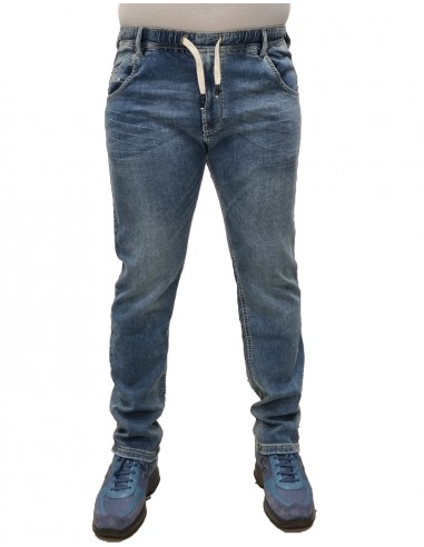 Profilo Moda Jeans con elastico in vita CALIFORNIA per taglie forti uomo