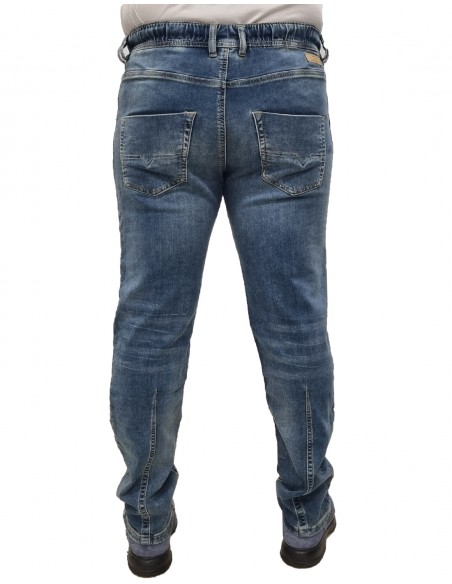 Profilo Moda Jeans con elastico in vita CALIFORNIA taglie forti uomo