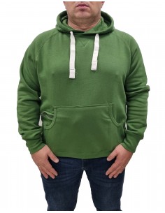 Profilo Moda Felpa con cappuccio ZERMATT per taglie forti uomo