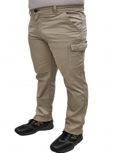 Profilo Moda Pantalone cargo stretch ENERGY per taglie forti uomo 2