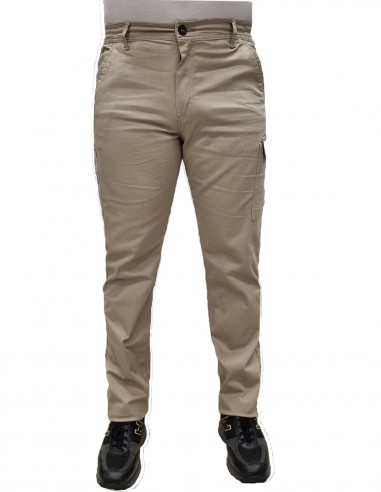 Profilo Moda Pantalone cargo stretch ENERGY taglie forti uomo
