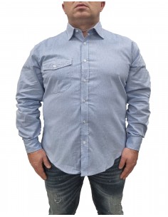 Profilo Moda Camicia puro cotone MILANO per taglie forti uomo