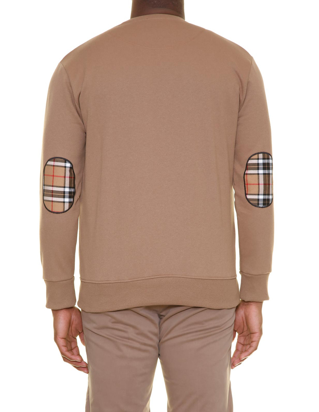 Maxfort Felpa toppe fantasia Burberry 38710 Taglie Forti Uomo