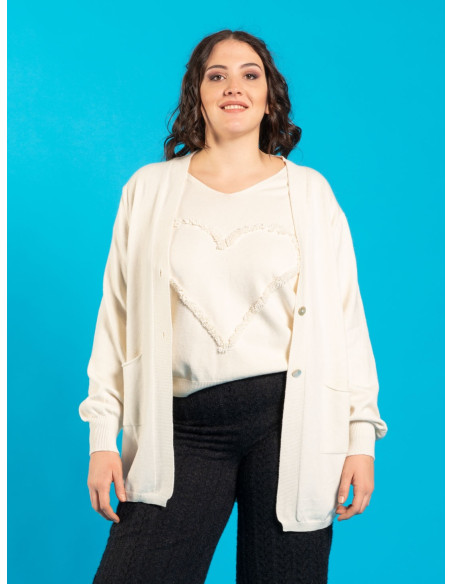 Sophia Curvy 23642 Cardigan basico