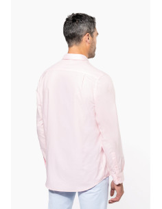 Camicia oxford manica lunga ARGENTO 2