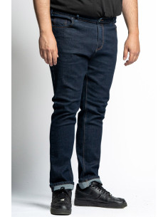 Jeans 5 tasche in denim stretch lavaggio scuro P26053 2