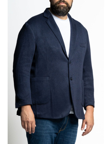 Blazer con mano lana a due bottoni e tasche applicate P26014