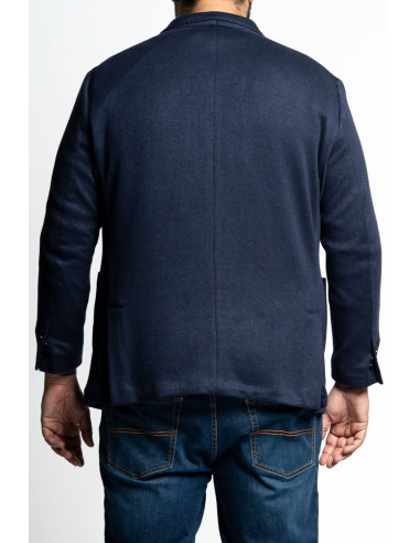 Blazer con mano lana a due bottoni e tasche applicate P26014