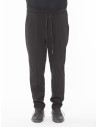 Pantalone sportivo in misto cotone con piega stirata e fondo stretto P26056