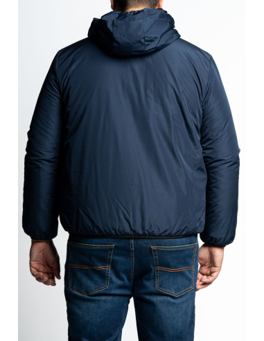 Giacca antivento impermeabile con cappuccio e zip M26W127