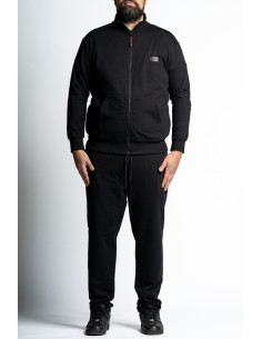 Felpa tuta con full zip e coulisse M26W107