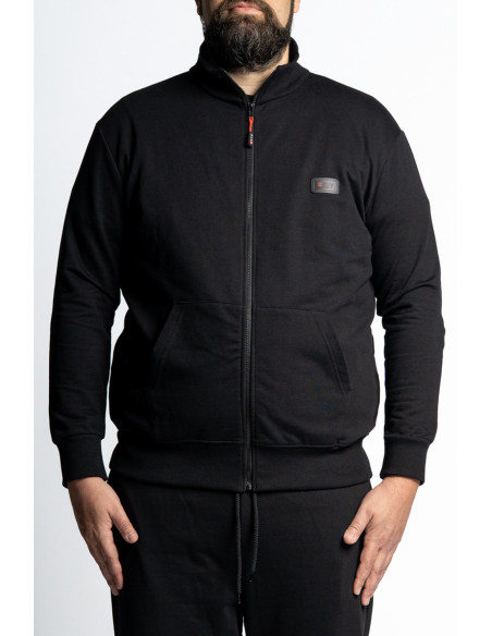 Felpa tuta con full zip e coulisse M26W107