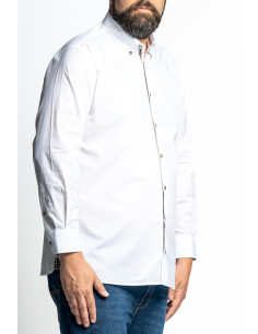 Camicia stretch in cotone fantasia REGGIO 2