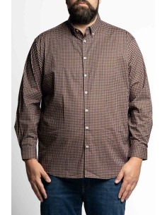 Camicia stretch in cotone fantasia VIGNOLA
